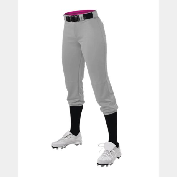 Women's Premium Fastpitch Softball Pants with Belt Loops Thumbnail