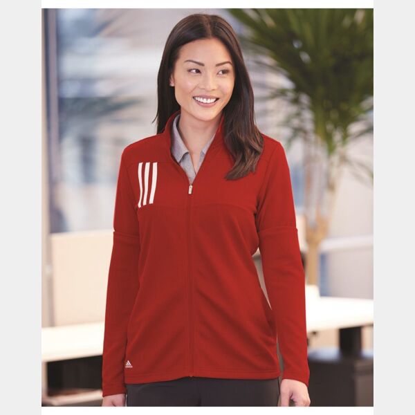 Women's 3-Stripes Double Knit Full-Zip Jacket Thumbnail